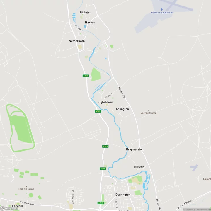 Map of the Figheldean area